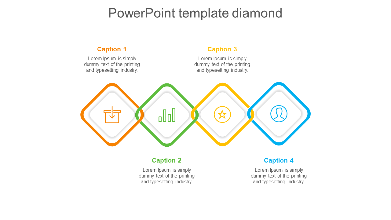 powerpoint template diamond-4